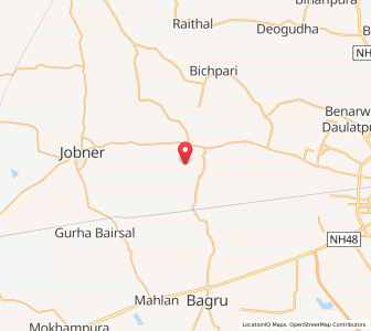 Map of Charan ka Bas, Rajasthan