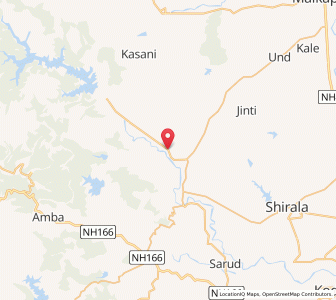 Map of Charan, Maharashtra