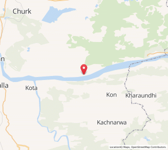 Map of Charkaria, Madhya Pradesh