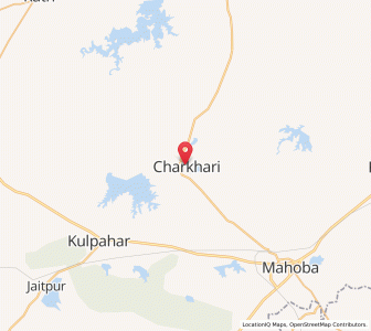 Map of Charkhari, Uttar Pradesh