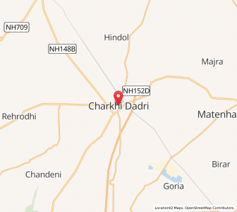 Map of Charkhi Dadri, Haryana
