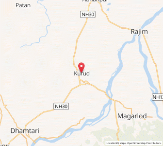 Map of Charmuria, Chhattisgarh