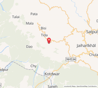 Map of Charo, Uttarakhand