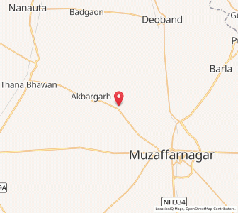 Map of Charthawal, Uttar Pradesh