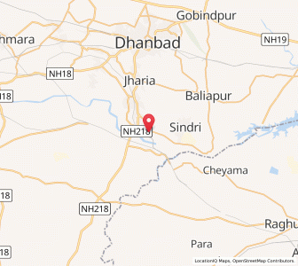 Map of Chasnala, Jharkhand