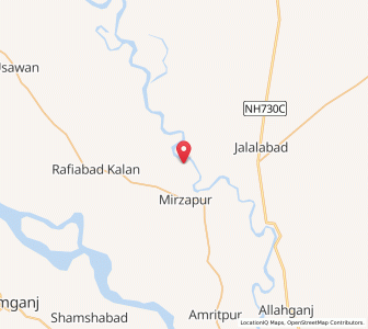 Map of Chatarpur, Uttar Pradesh