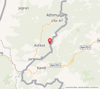 Map of Chatiban, Kashmir