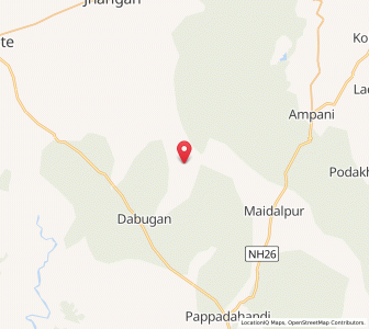 Map of Chatragurha, Odisha
