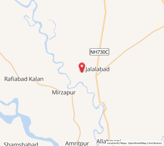 Map of Chatru, Uttar Pradesh