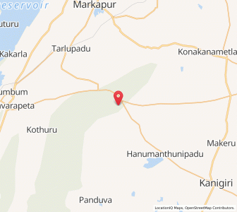 Map of Chattram, Andhra Pradesh