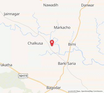 Map of Chaube, Jharkhand