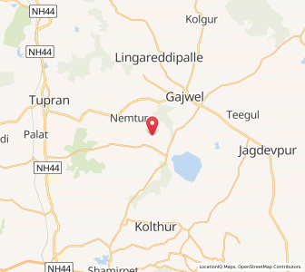 Map of Chaudarpalli, Andhra Pradesh