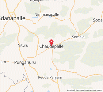 Map of Chaudepalle, Andhra Pradesh