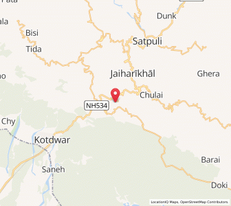 Map of Chauksera, Uttarakhand