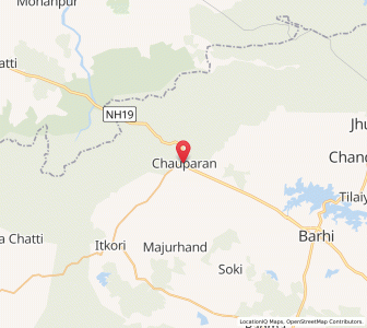 Map of Chauparan, Jharkhand