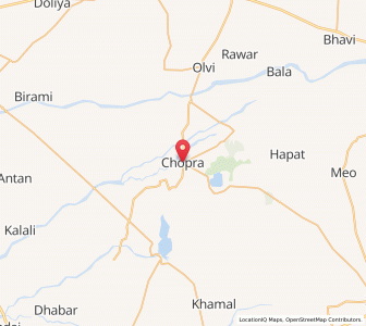 Map of Chaupra, Rajasthan