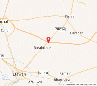 Map of Chaupula, Uttar Pradesh