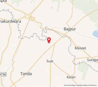 Map of Chaupura, Uttar Pradesh