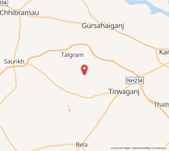 Map of Chautarahar, Uttar Pradesh