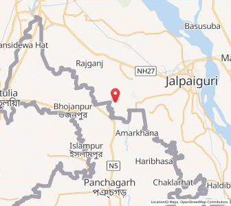 Map of Chawalhati, West Bengal