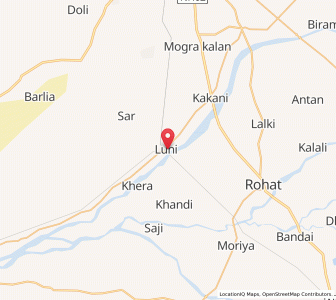 Map of Chawan, Rajasthan