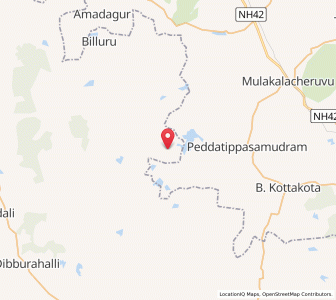 Map of Chelur, Andhra Pradesh