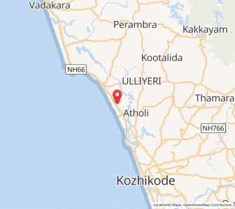 Map of Chemancheri, Kerala