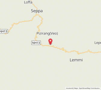 Map of Chemgeng, Arunachal Pradesh