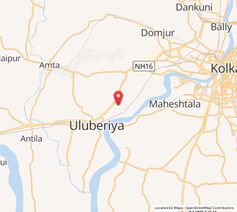 Map of Chengel, West Bengal
