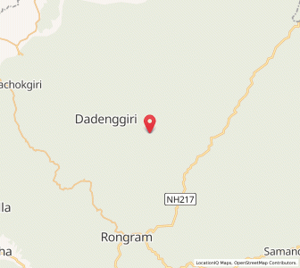 Map of Chenggalgiri, Meghalaya