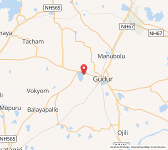 Map of Chennuru, Andhra Pradesh
