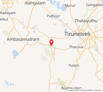 Map of Cheranmahadevi, Tamil Nadu