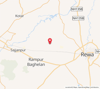 Map of Cherman, Madhya Pradesh