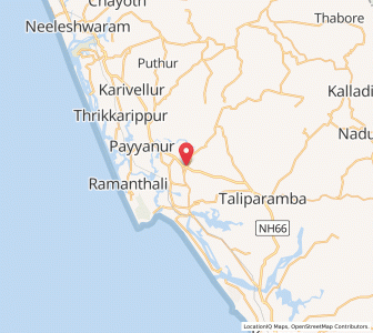 Map of Cheruthazham, Kerala