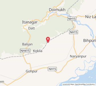 Map of Chesa, Assam