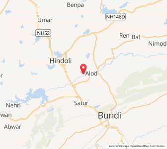 Map of Chetan, Rajasthan