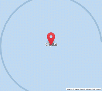 Map of Chetlat, Laccadives