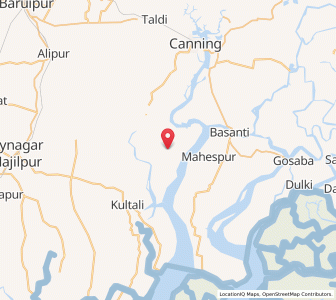 Map of Cheto, West Bengal