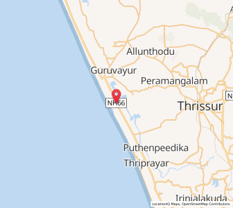 Map of Chetwayi, Kerala