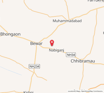 Map of Chhabilepur, Uttar Pradesh