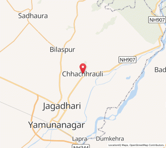 Map of Chhachhrauli, Haryana