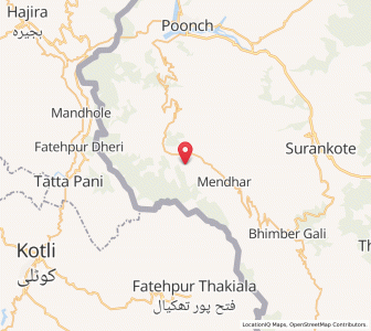 Map of Chhajle, Kashmir