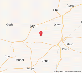 Map of Chhajoli, Rajasthan