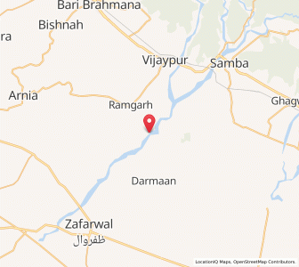 Map of Chhajwai, Kashmir