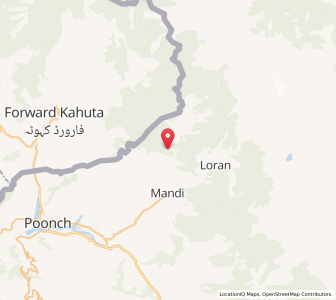 Map of Chhambar, Kashmir