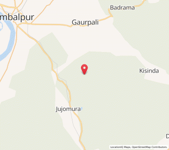 Map of Chhamunda, Odisha