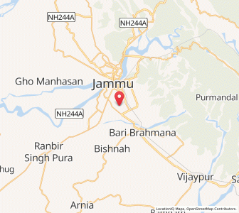 Map of Chhanni Himmat, Kashmir