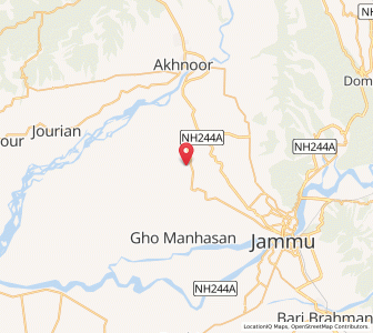 Map of Chhanni Mamwalian, Kashmir