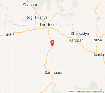 Map of Chhanta, Madhya Pradesh
