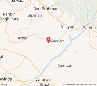 Map of Chhaoni Hatiyal, Kashmir
